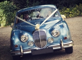 Classic Daimler wedding car hire in Milton Keynes